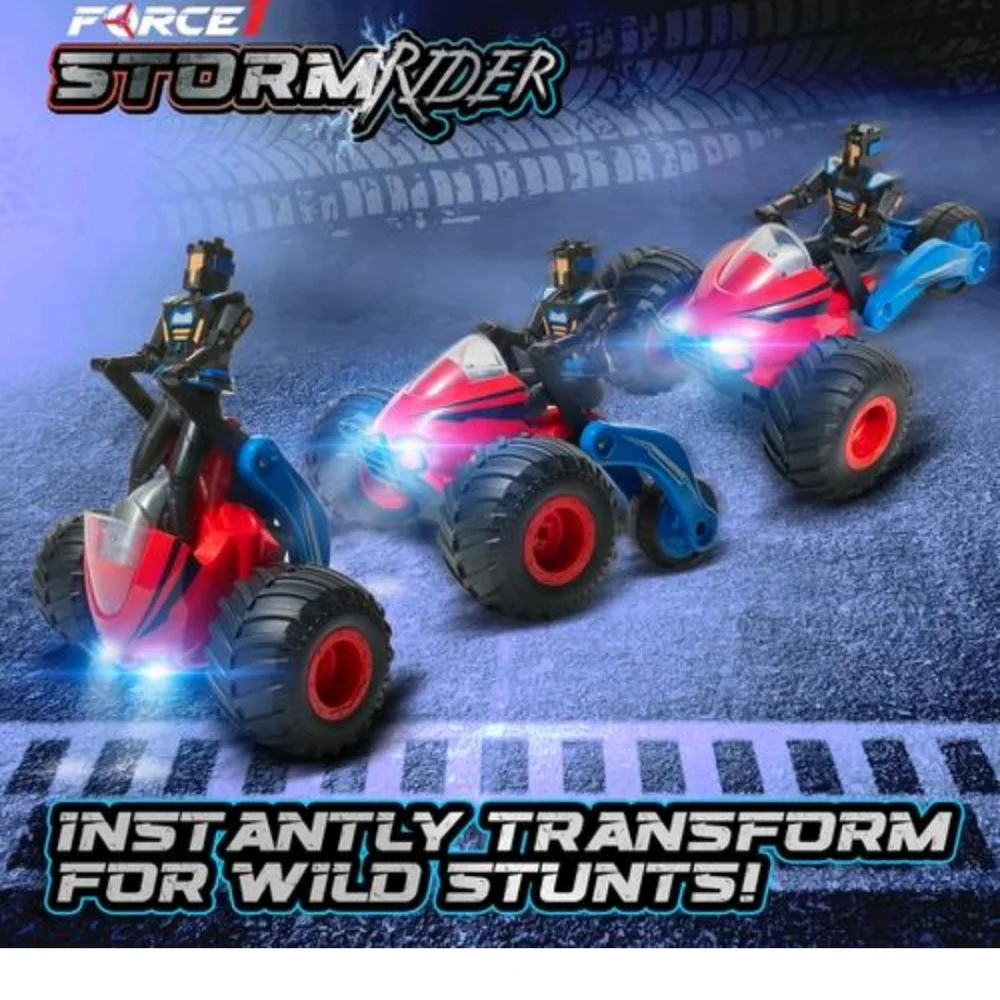 SALE ** BRAND NEW ** Remote Control Stunt Motorcycle Toy SHARK RIDER